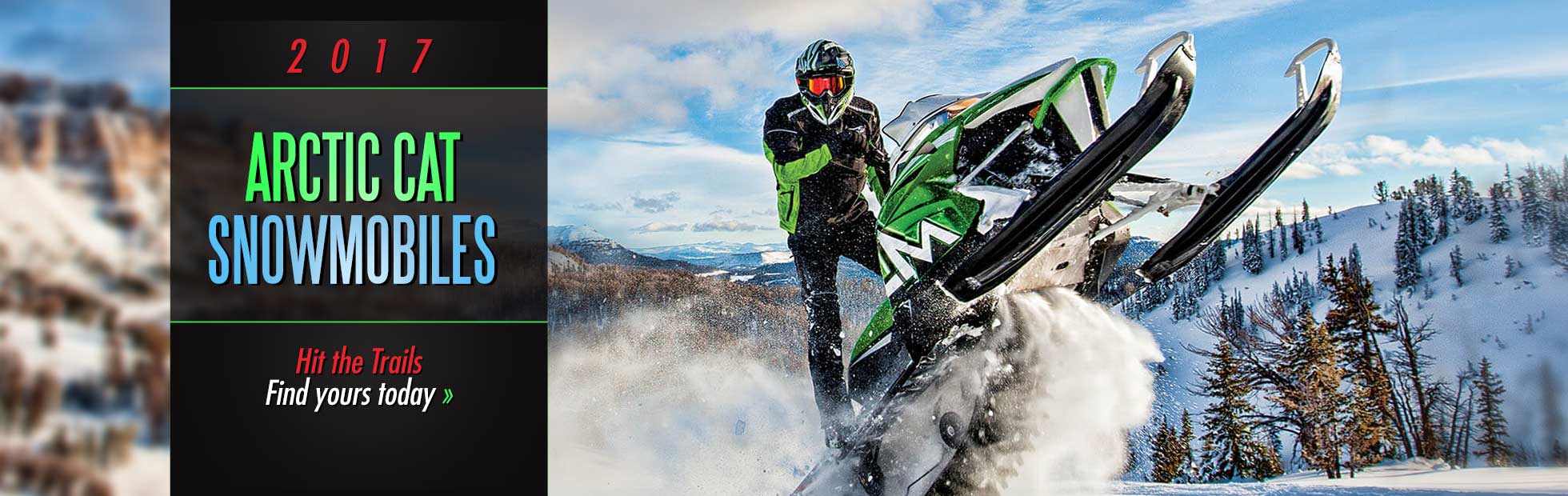 2017 Arctic Cat Snowmobiles: Click here to view the models.