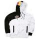 KINI-RB BLACK N WHITE HOODIE
