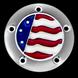 U.S. Old Glory. 5 Hole Points Cover-Color