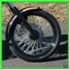 BLACK 21 X 2.15 FRONT 80 SPOKE SOFTAIL WHEEL