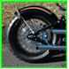 BLACK 16 X 3.5 80 REAR SPOKE POWDERCOATED WHEEL