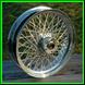 CHROME 16" x 3.5" 60 SPOKE 00-09 REAR WHEEL STD
