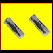 CHROME & RUBBER DIAMOND GRIPS