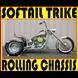 TRIKE SOFTAIL CHOPPER FRAME ROLLING CHASSIS HARLEY