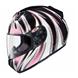 Joe Rocket Deviant Helmet (Black/Pink/White)