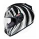 Joe Rocket Deviant Helmet (Black/Silver/White)