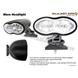 Wave Headlight in Black