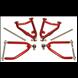 A-arms - Honda Trx450 Xc Dc-4 +.5+.75