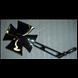 CUSTOM MALTESE CROSS MIRROR WITH CHROME SPLIT STEM