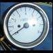 MINI CHROME TACHOMETER KIT WITH MOUNTING BRACKET