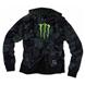 MONSTER HEADLINES BLACK ZIP HOODY