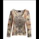 L/S Printed Mesh Top