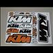 KTM Action Motorsports Sticker Sheet