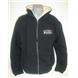 Sherpa Fleece Lined Black Jacket w/ Hood