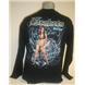 Pinup w/Tattoo Bike Black Long Sleeve