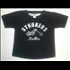Toddlers Blk Distressed Strokers T-Shirt
