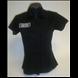 Ladies Black Workshirt w/ White Patches