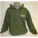 Sherpa Fleece Lined Green Jacket w/ Hood