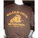 Malcolm Smith Motorsports Signature Brown T-shirt
