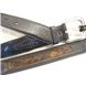 John Deere Mens Leather Black Brindle/Laced Belt