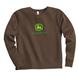 John Deere Brown Ladies Sweatshirt