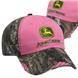 John Deere Pink and Camo Cap