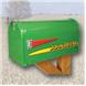 Rural Style Mailbox w/Modern John Deere Stripe