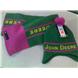 John Deere Bright Pink and Green Hat and Scarf Set