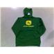 John Deere Mens Green Logo Hoodie