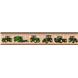 NEW John Deere Brown Tractor Border
