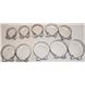 Stainless Steel Exhaust Clamps 10 sizes 4pcs/bag