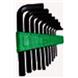 HEX WRENCH SET -1.5MM THRU 10MM, W/ PLASTIC HOLDER