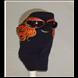 Orange Flames Face Mask
