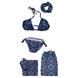 Blue Paisley "Bikini in a bag"