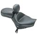 Two-Piece Studded Wide Seat w/Driver Backrest