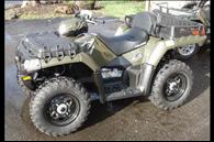 2010 Sportsman 550 X2- Sgae Green