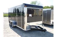 2010 PACE CONQUEST II CQ 7X16 BLACK TANDEM