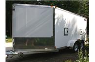 MES 7x14 Enclosed Snowmobile Trailer