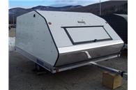 MFS 101x10D Combo Flat Snowmobile Trailer
