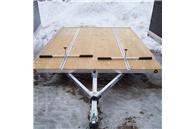 MFS 101x10P Flat Snowmobile Trailer - IN STOCK