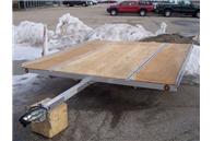 MFS 101x10D Flat Snowmobile Trailer