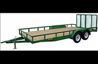 TANDEM AXLE UTILITY TRAILER 7,000lb