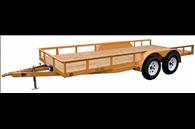 TANDEM AXLE UTILITY TRAILER 7,000lb