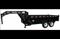 14,000 LB Tandem Axle Gooseneck Dump Trailer