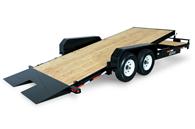 TILT BED EQUIPMENT TRAILERS