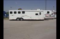 2008 4 Horse with 10' Living Quarters Slide Out - REDUCED
