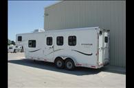 2009 3 Horse Trailer with 8' Stratus Express Living Quarters - REDUCED