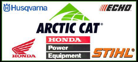 We carry Arctic Cat, Honda, Husqvarna, STIHL, and ECHO products.