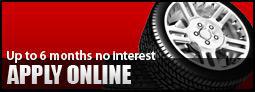 Up to 6 months no interest—apply online.