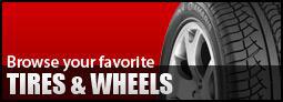 Browse your favorite tires and wheels.